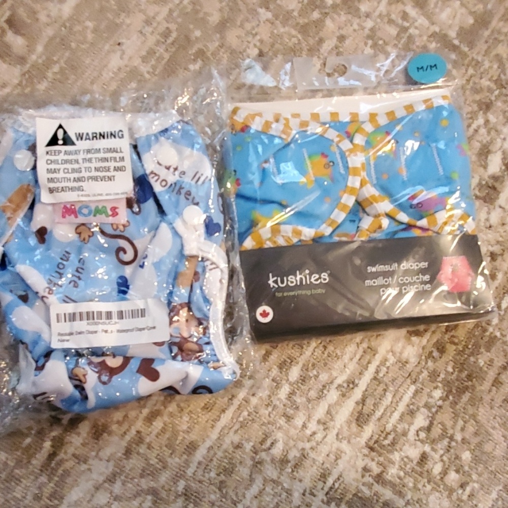 Bundle 2 reusable swim diapers